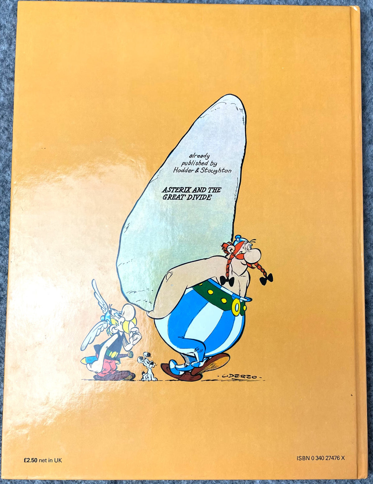 Asterix & The Black Gold 1982 Hodder/Stoughton 2nd UK Edition Rare HB Comic Book Uderzo