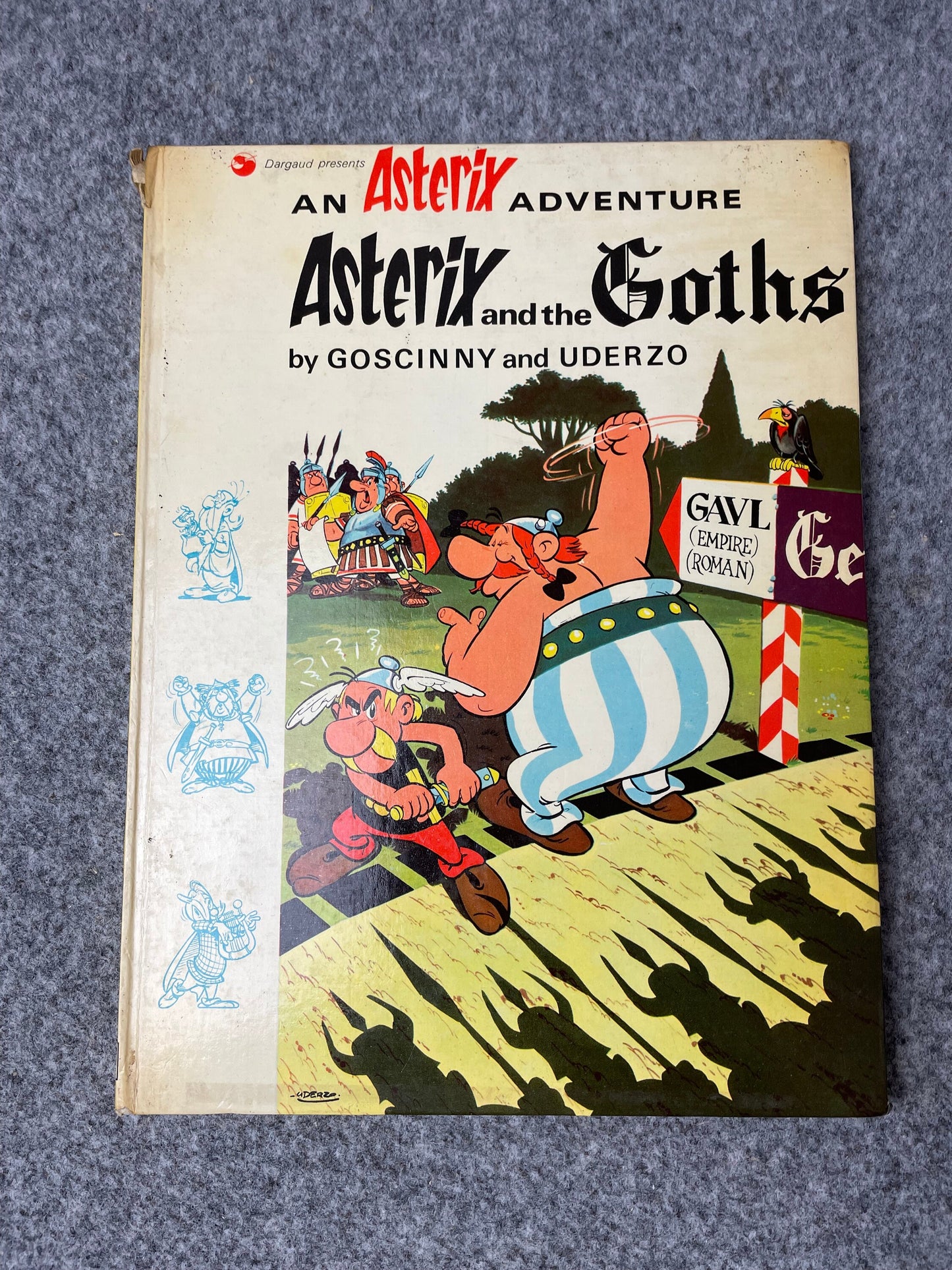 Asterix & The Goths 1975 Brockhampton 2nd UK Edition Rare HB Comic Book Uderzo