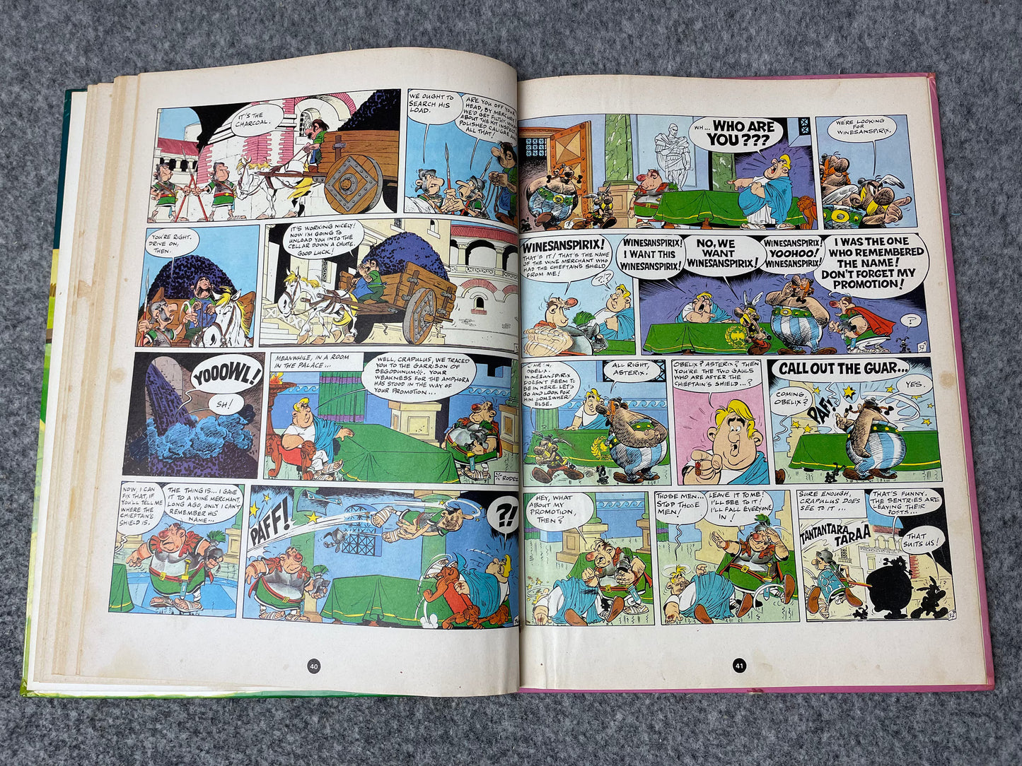 Asterix & Chieftains Shield 1978 Hodder/Stoughton 2nd UK Edition Rare HB Comic Book Uderzo