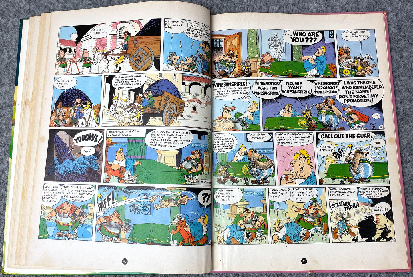 Asterix & Chieftains Shield 1978 Hodder/Stoughton 2nd UK Edition Rare HB Comic Book Uderzo