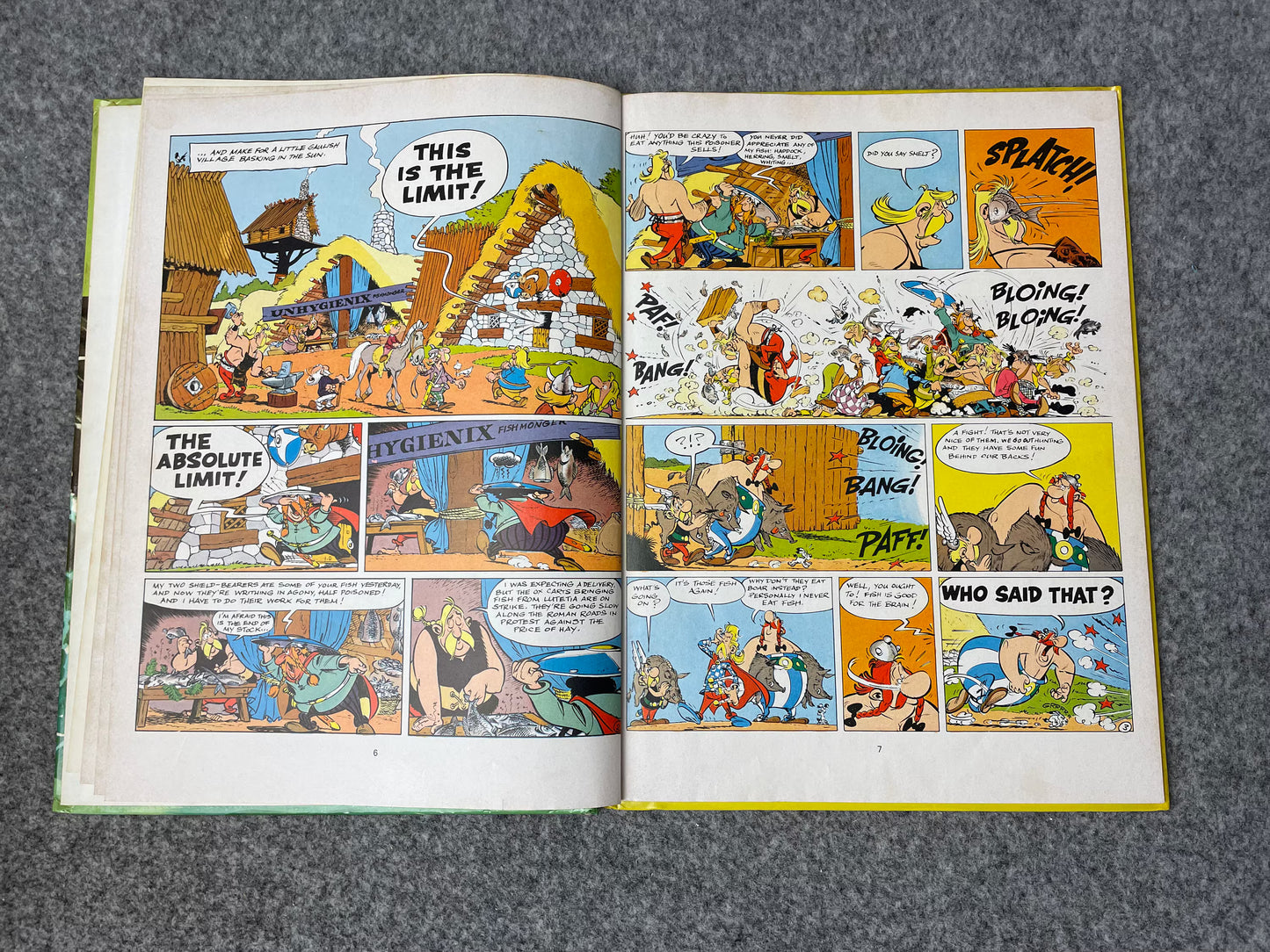 Asterix & The Great Crossing 1976 Hodder/Stoughton 2nd UK Edition Rare HB Comic Book Uderzo