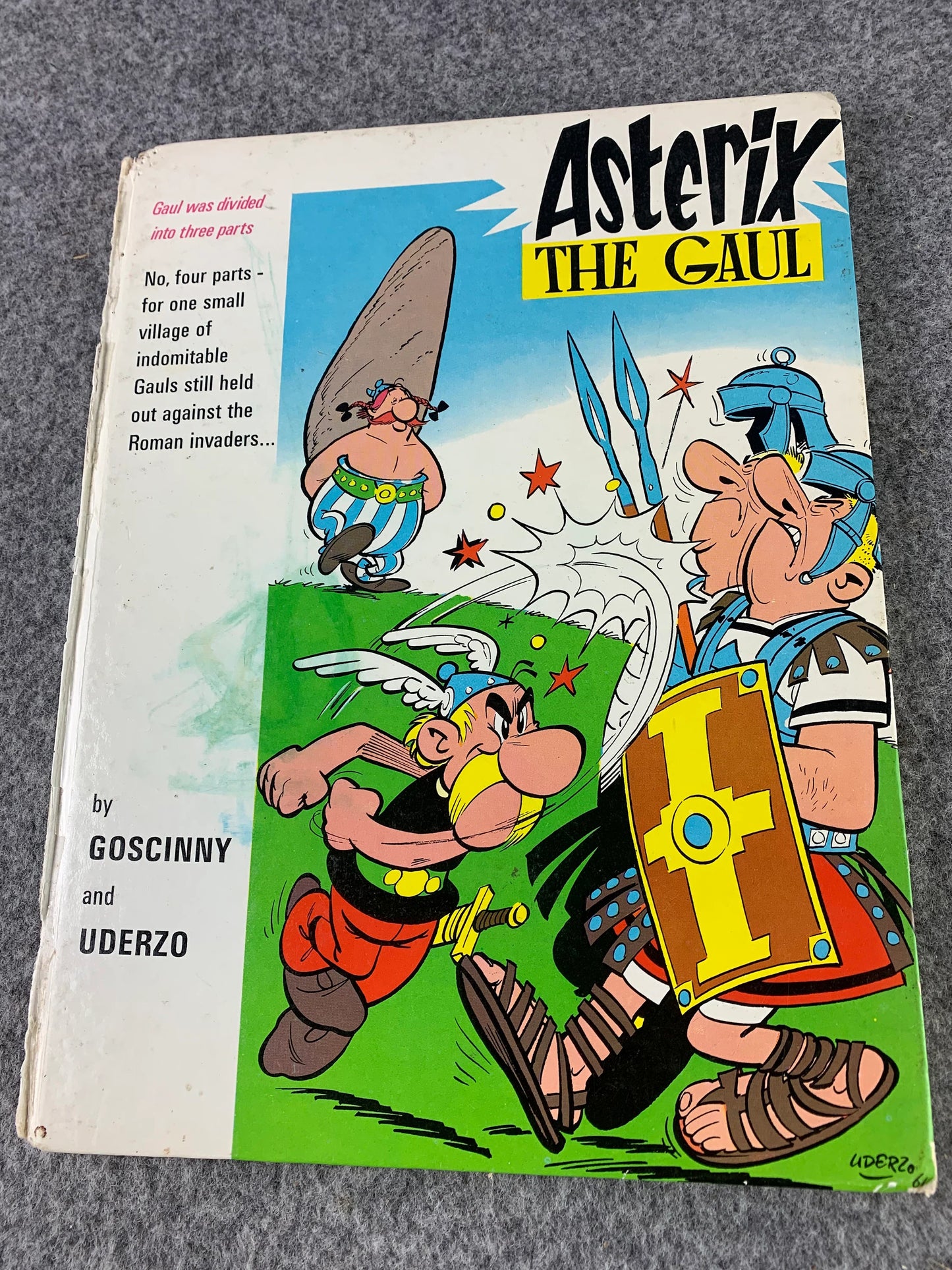 Asterix & The Gaul 1969 Brockhampton 2nd UK Edition Rare HB Comic Book Uderzo