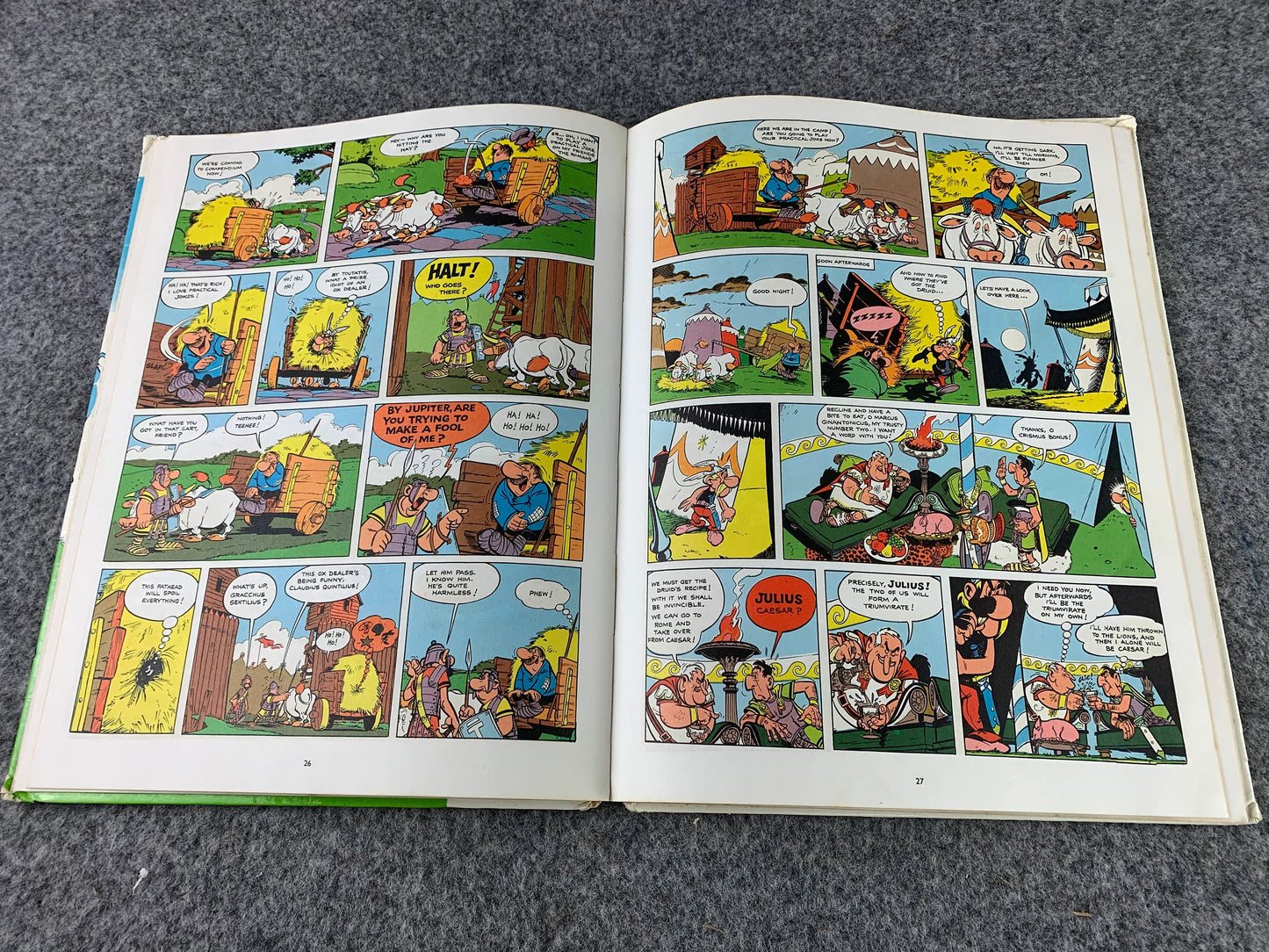 Asterix & The Gaul 1969 Brockhampton 2nd UK Edition Rare HB Comic Book Uderzo