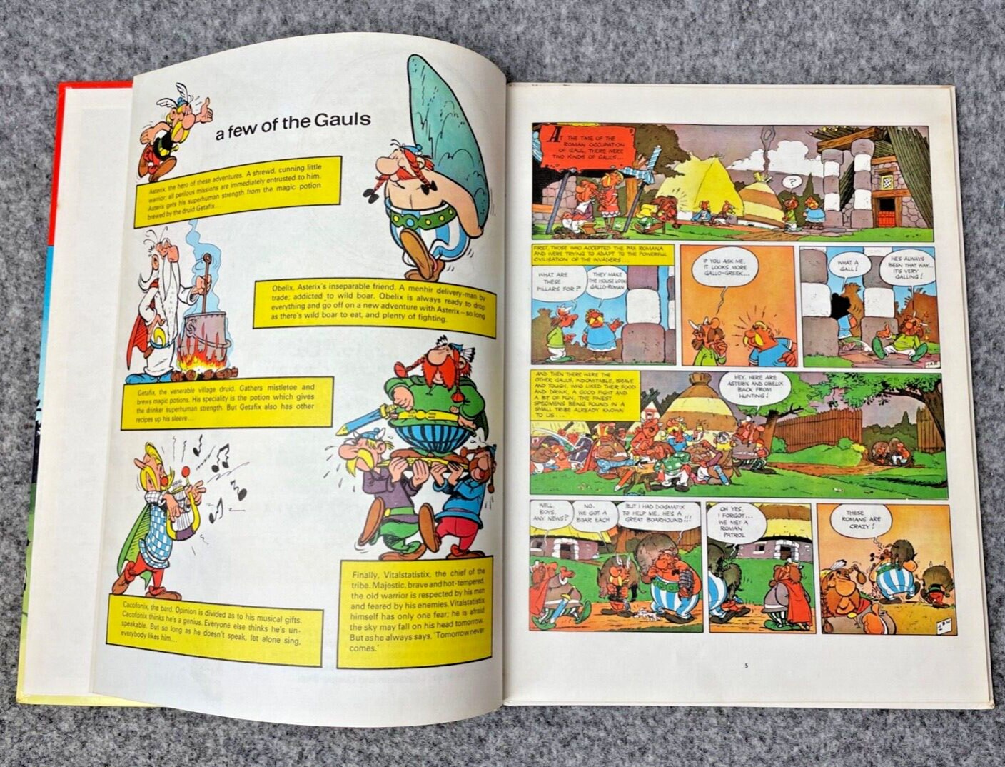 Asterix and the Big Fight: 1971 Brockhampton 1st UK Edition HB Book EO Uderzo
