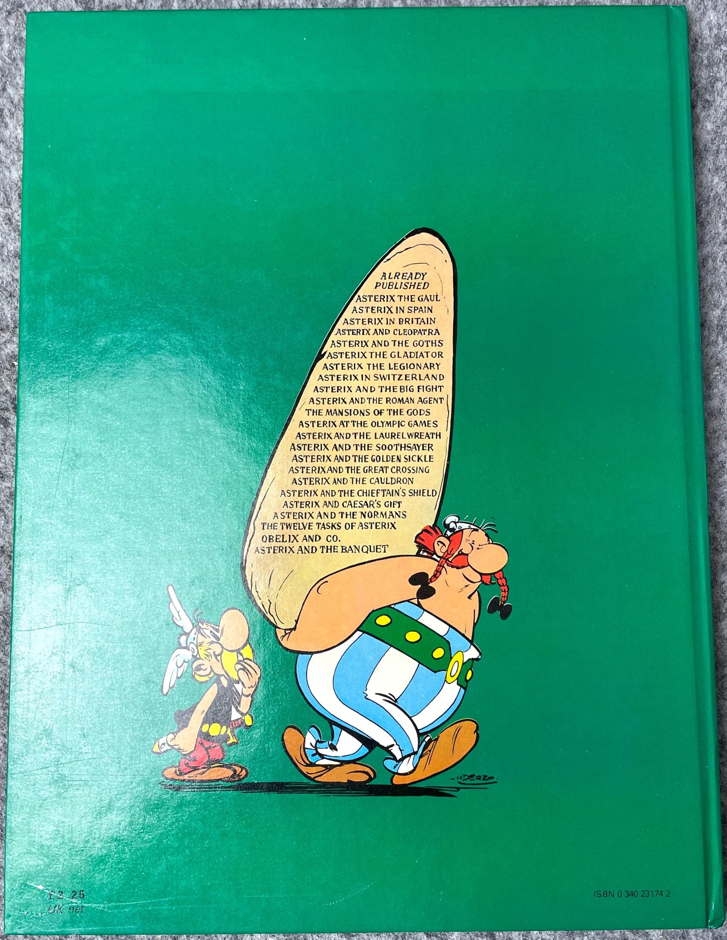 Asterix & The Banquet 1979 Hodder/Stoughton 2nd UK Edition Rare HB Book EO Uderzo