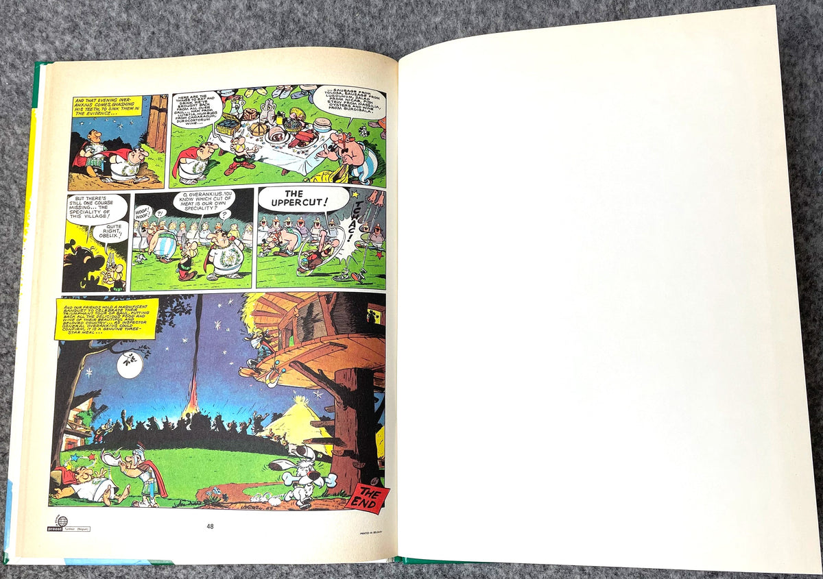Asterix & The Banquet 1979 Hodder/Stoughton 2nd UK Edition Rare HB Book EO Uderzo