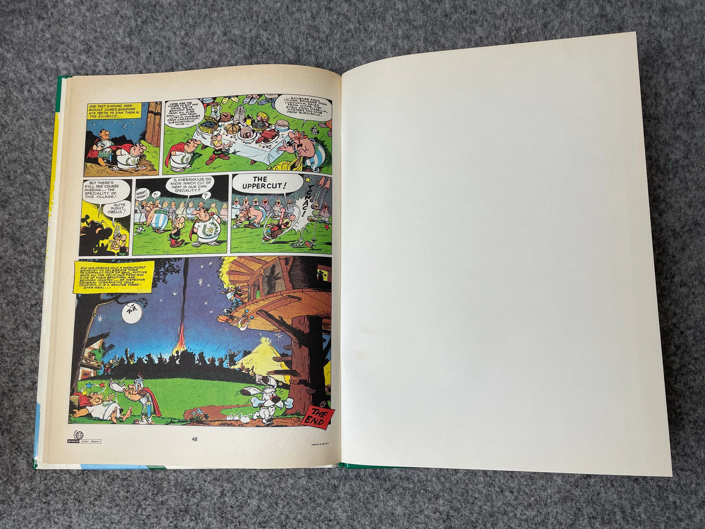 Asterix & The Banquet 1979 Hodder/Stoughton 2nd UK Edition Rare HB Book EO Uderzo