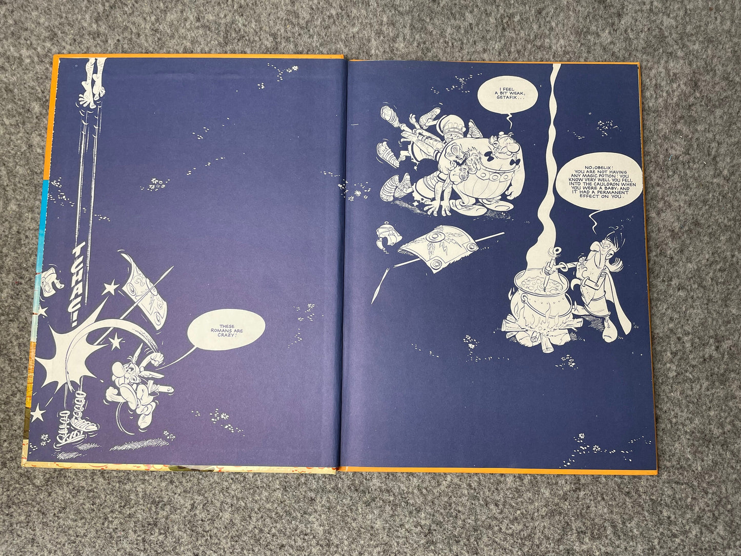 Asterix & The Black Gold 1982 Hodder/Stoughton 2nd UK Edition Rare HB Comic Book Uderzo