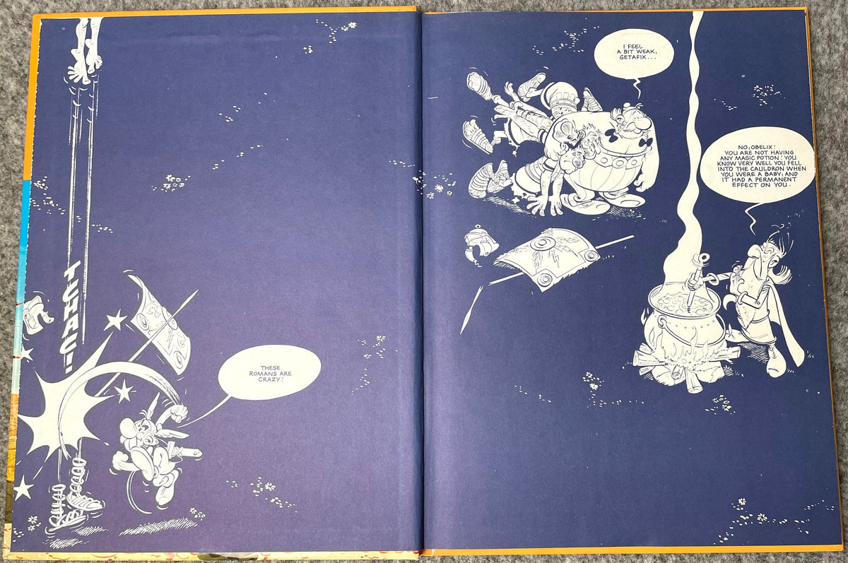 Asterix & The Black Gold 1982 Hodder/Stoughton 2nd UK Edition Rare HB Comic Book Uderzo