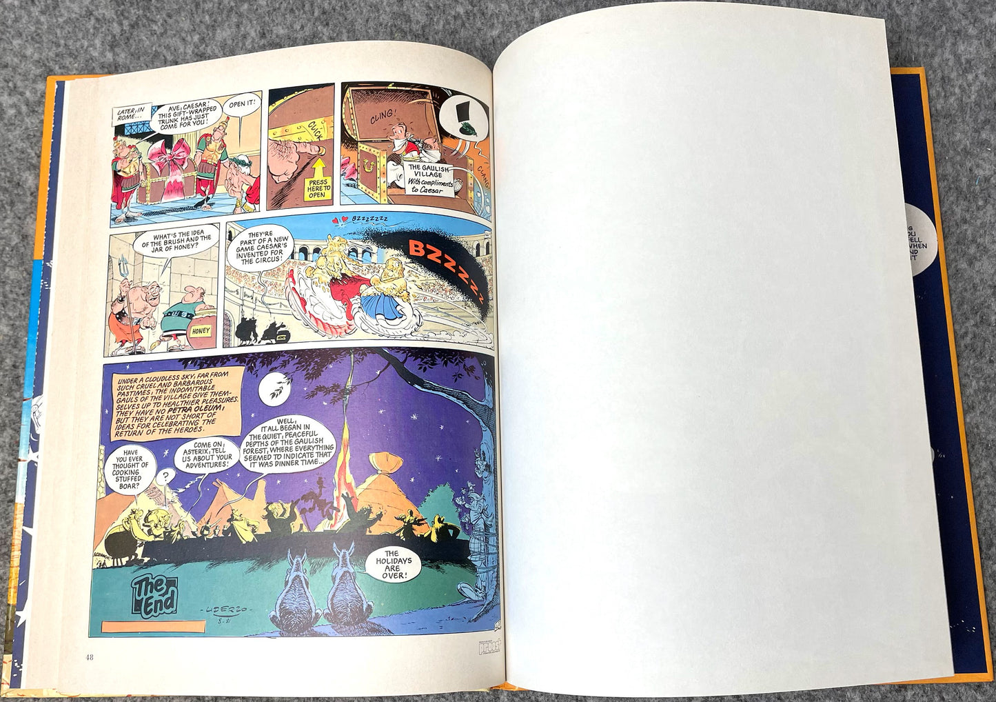 Asterix & The Black Gold 1982 Hodder/Stoughton 2nd UK Edition Rare HB Comic Book Uderzo