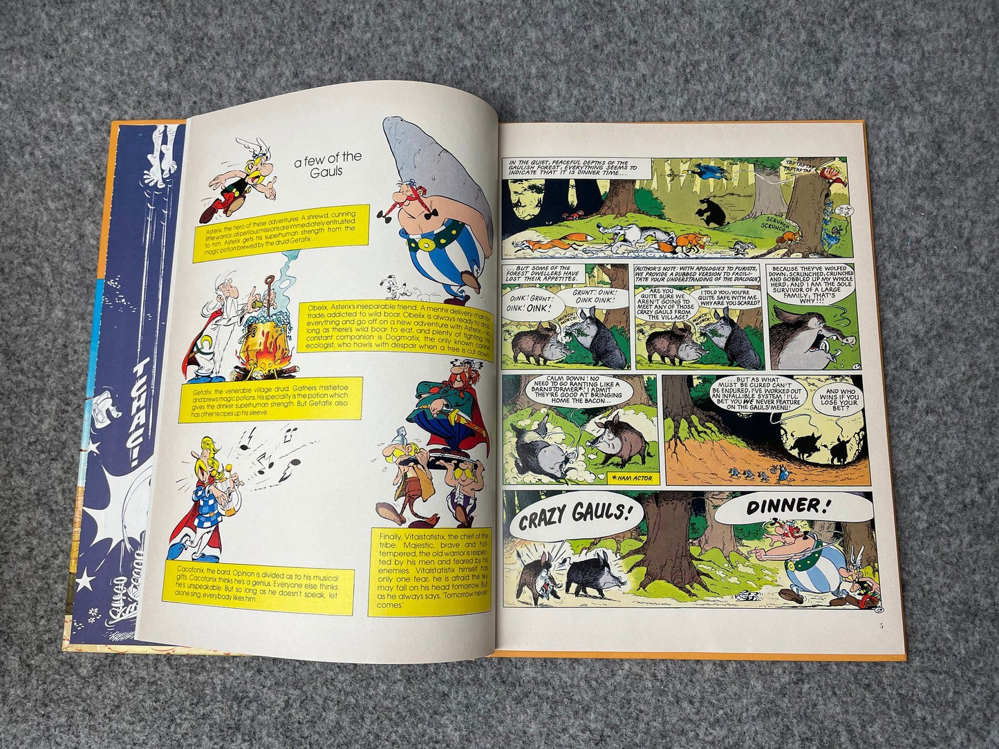 Asterix & The Black Gold 1982 Hodder/Stoughton 2nd UK Edition Rare HB Comic Book Uderzo