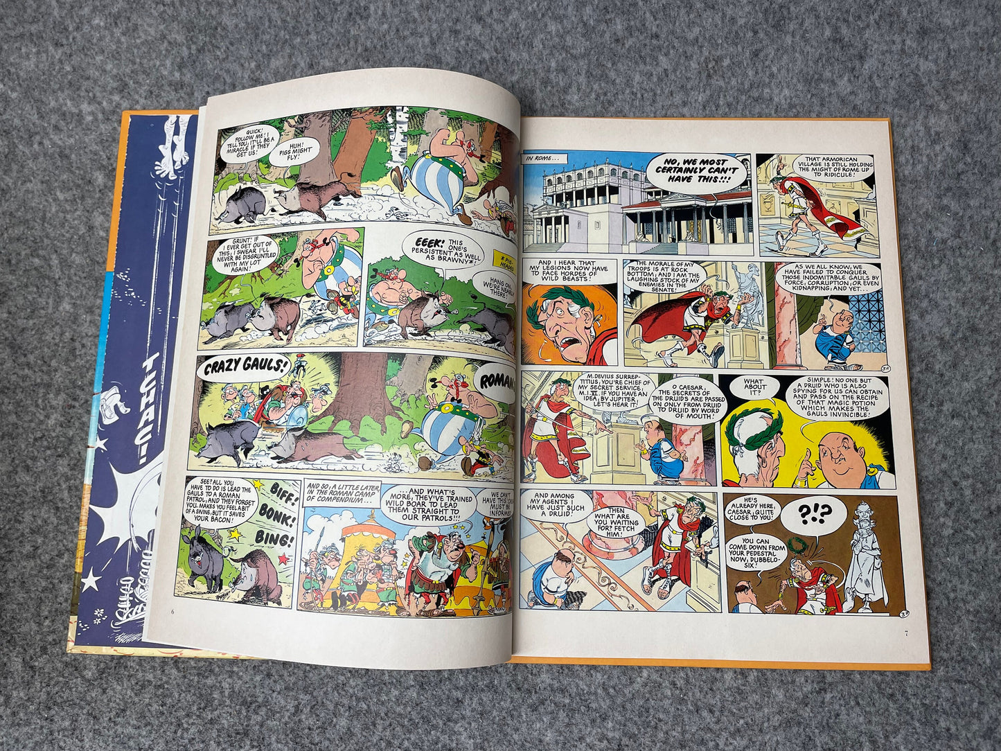 Asterix & The Black Gold 1982 Hodder/Stoughton 2nd UK Edition Rare HB Comic Book Uderzo