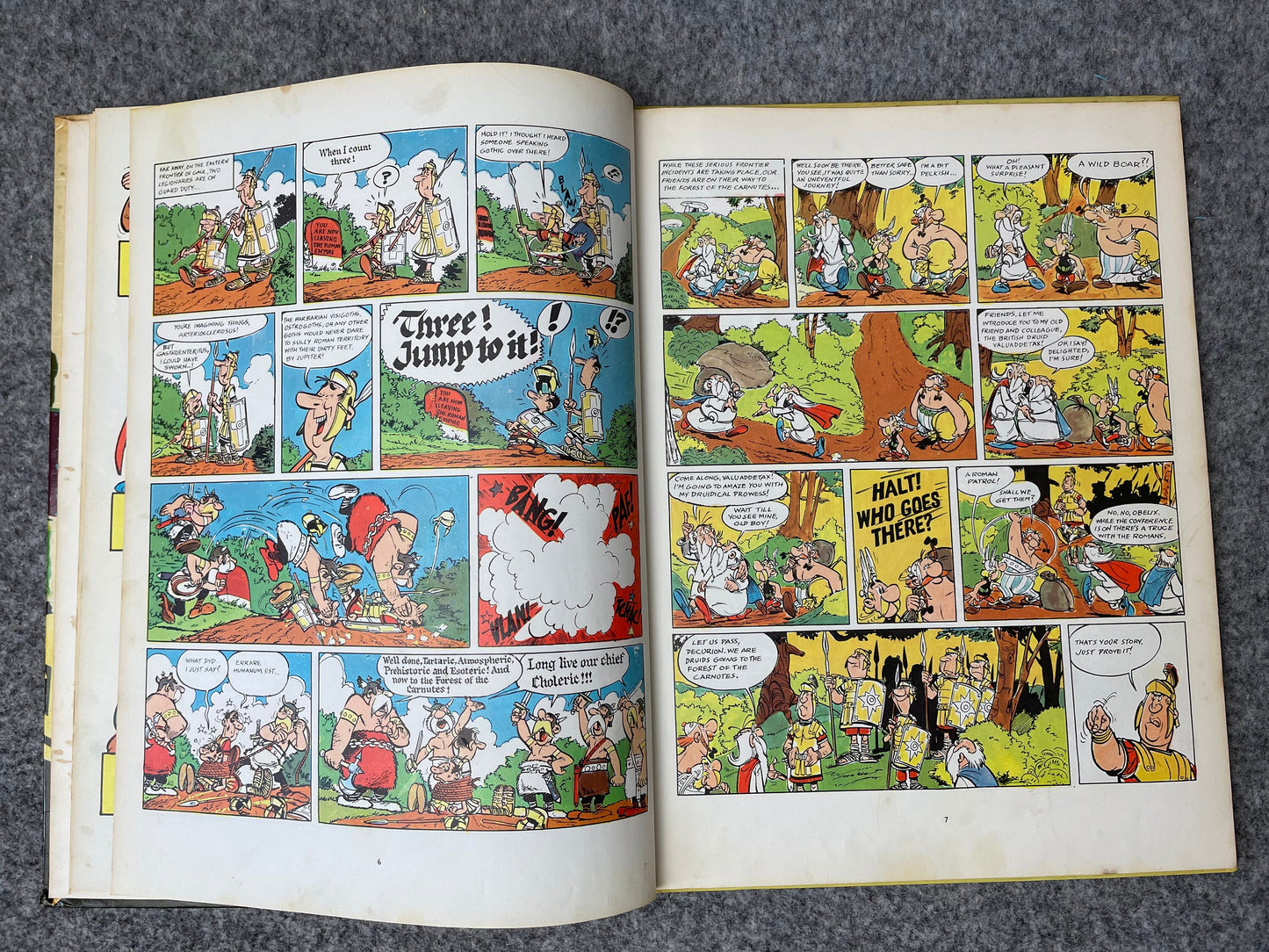 Asterix & The Goths 1975 Brockhampton 2nd UK Edition Rare HB Comic Book Uderzo