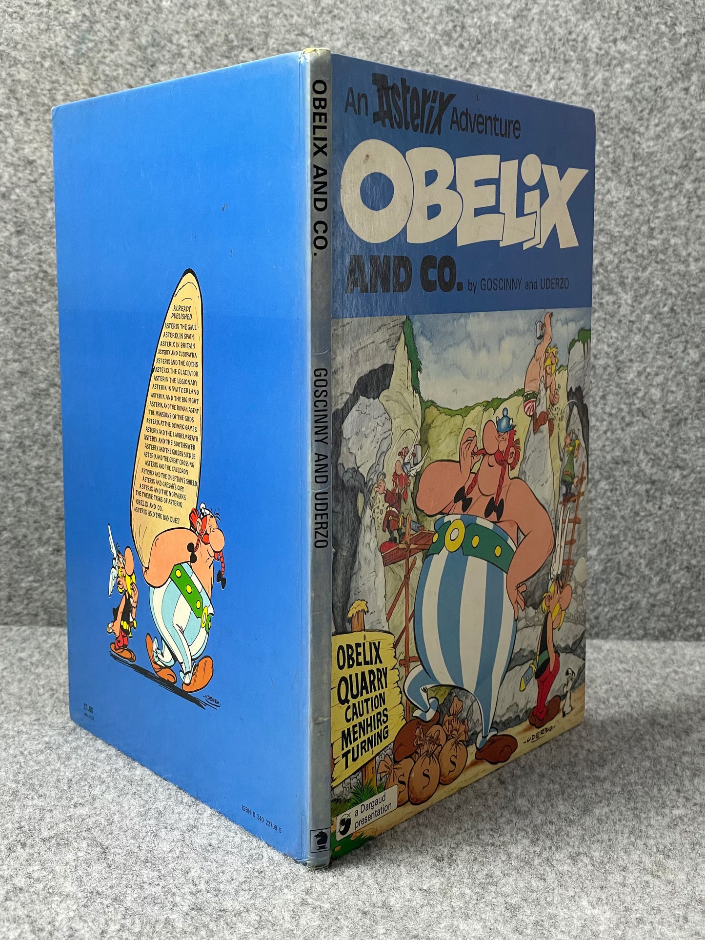 Asterix Obelix & Co 1979 Hodder/Stoughton 2nd UK Edition Rare HB Comic Book Uderzo