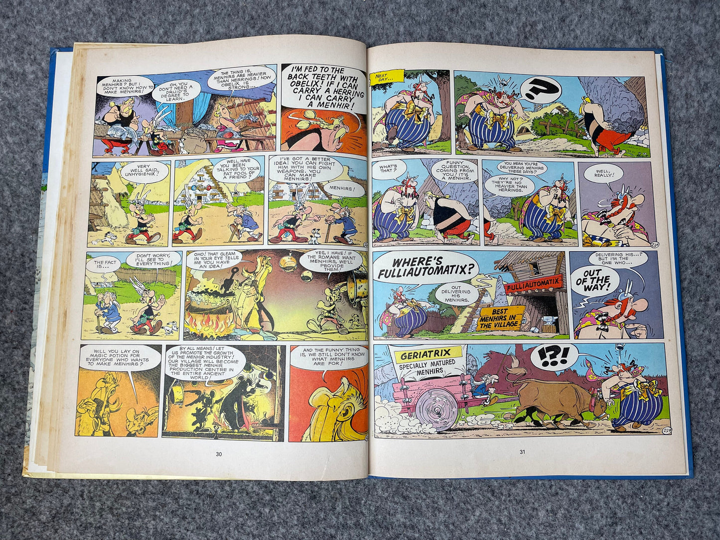 Asterix Obelix & Co 1979 Hodder/Stoughton 2nd UK Edition Rare HB Comic Book Uderzo