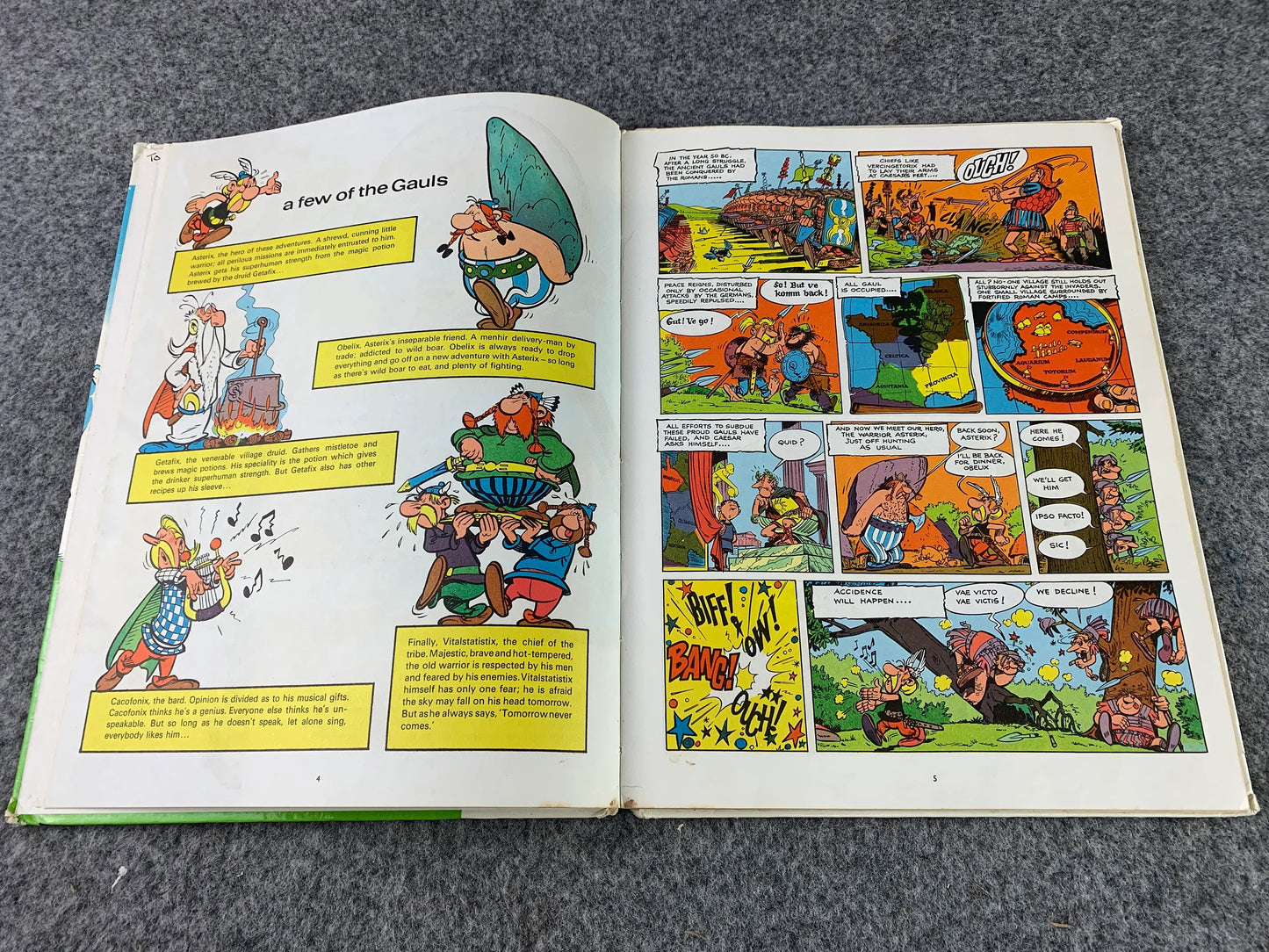 Asterix & The Gaul 1969 Brockhampton 2nd UK Edition Rare HB Comic Book Uderzo