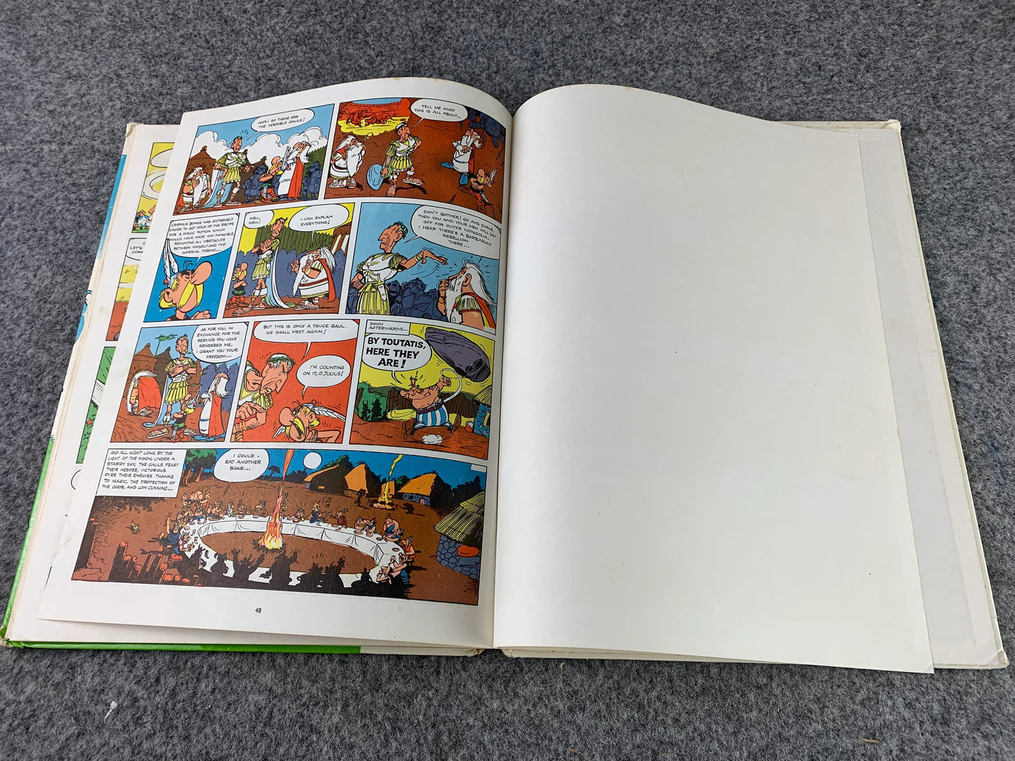 Asterix & The Gaul 1969 Brockhampton 2nd UK Edition Rare HB Comic Book Uderzo