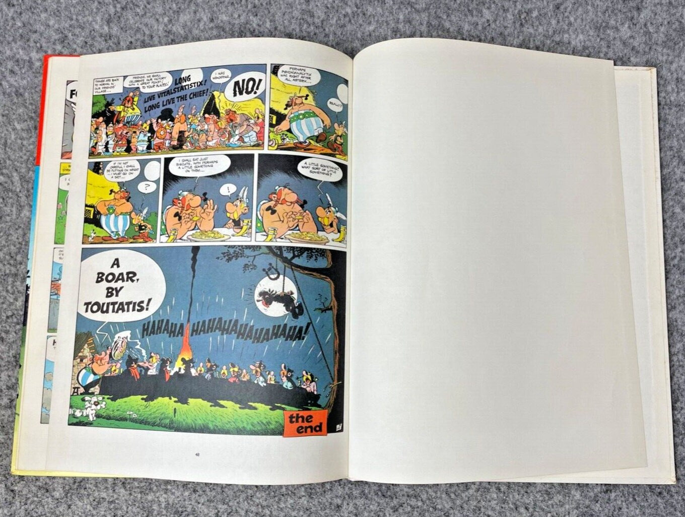 Asterix and the Big Fight: 1971 Brockhampton 1st UK Edition HB Book EO Uderzo