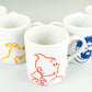 Tintin Calligraphy Character Mugs x5 Set by Moulinsart Herge 2022 Cups Mug