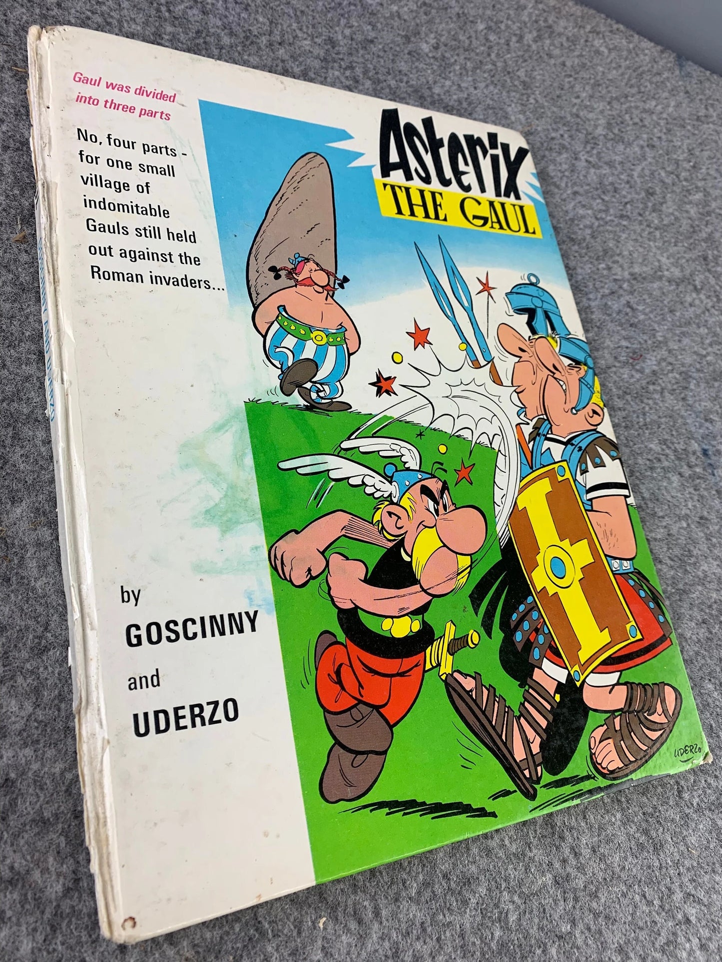 Asterix & The Gaul 1969 Brockhampton 2nd UK Edition Rare HB Comic Book Uderzo