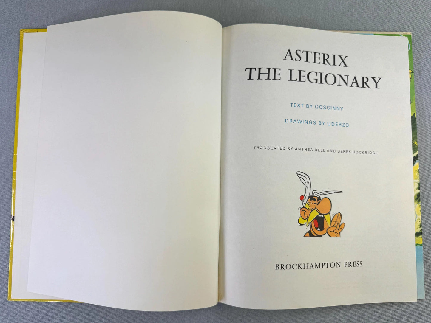 Asterix the Legionary 1971 Hodder/Stoughton 2nd UK Edition Rare HB Comic Book Uderzo