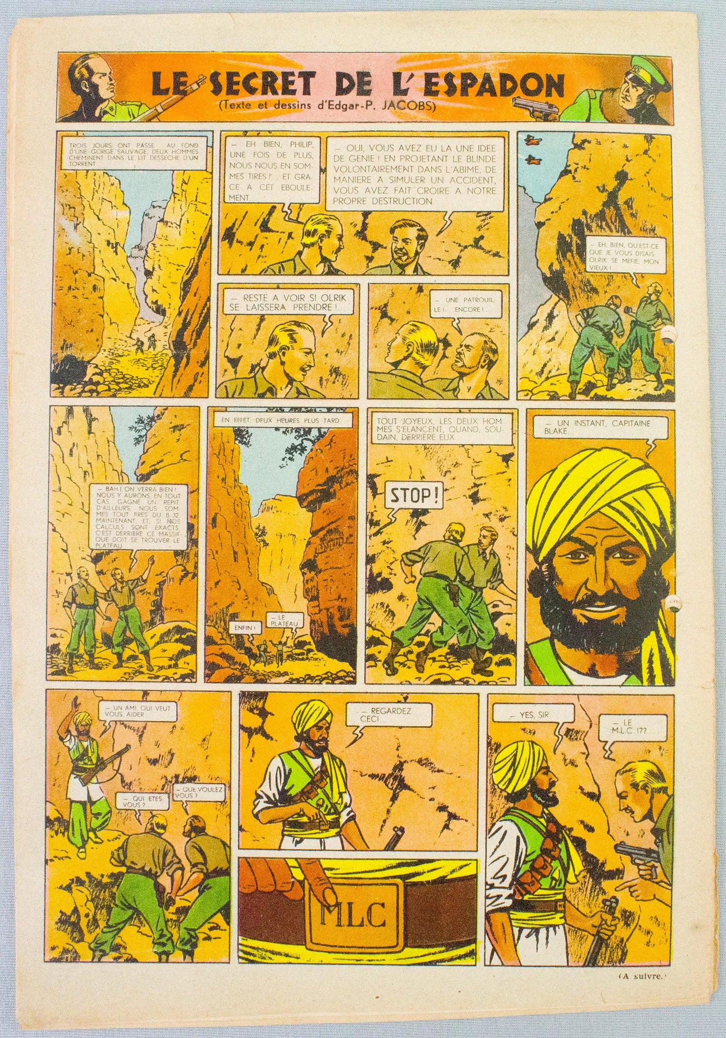 JOURNAL TINTIN Issue 23 1947: Herge Cover Edition Originale Vintage Comic EO