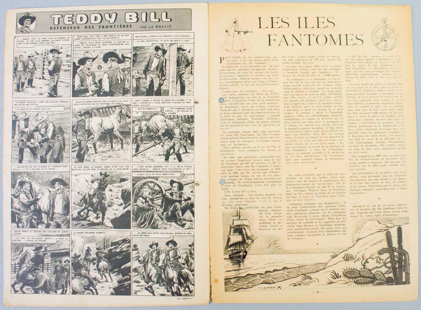 JOURNAL TINTIN Issue 23 1947: Herge Cover Edition Originale Vintage Comic EO