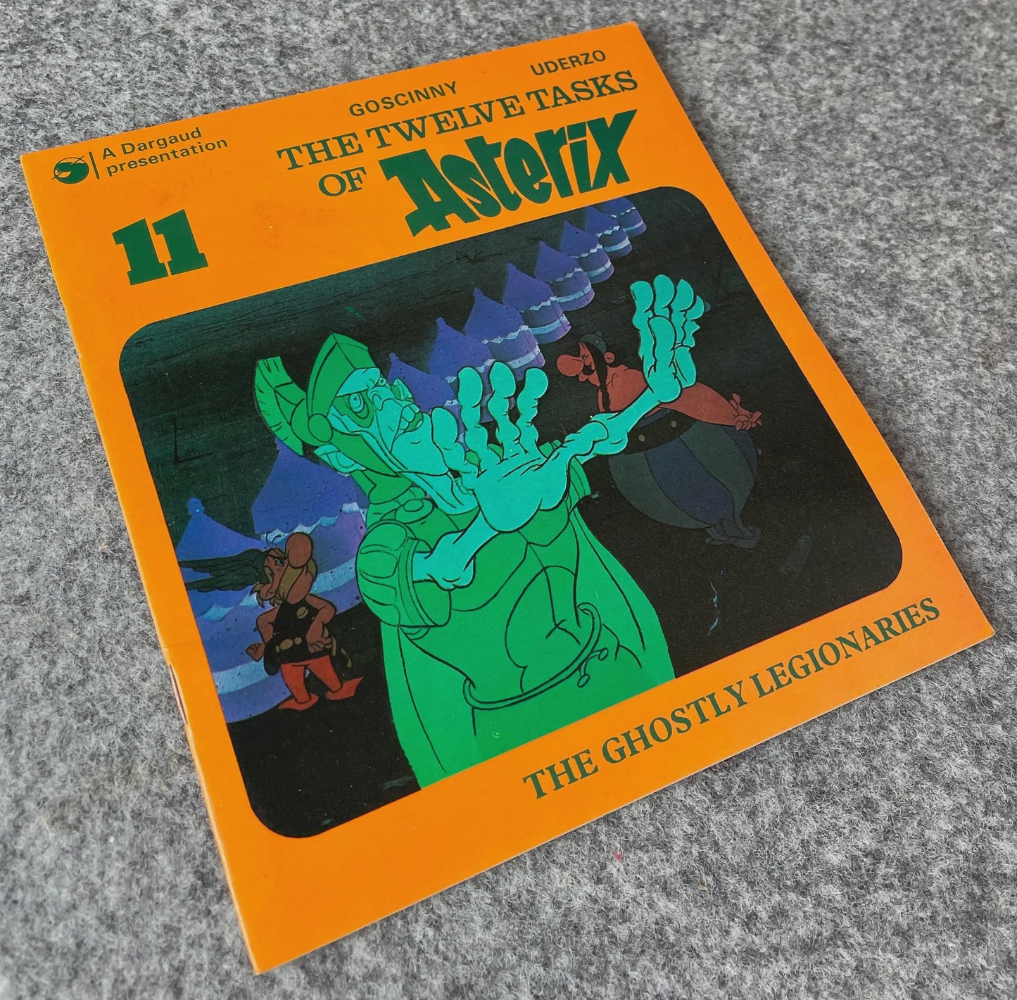 12 Tasks of Asterix Volume 11 The Ghostly Legionaries - Vintage Hodder 1970s Paperback UK Edition