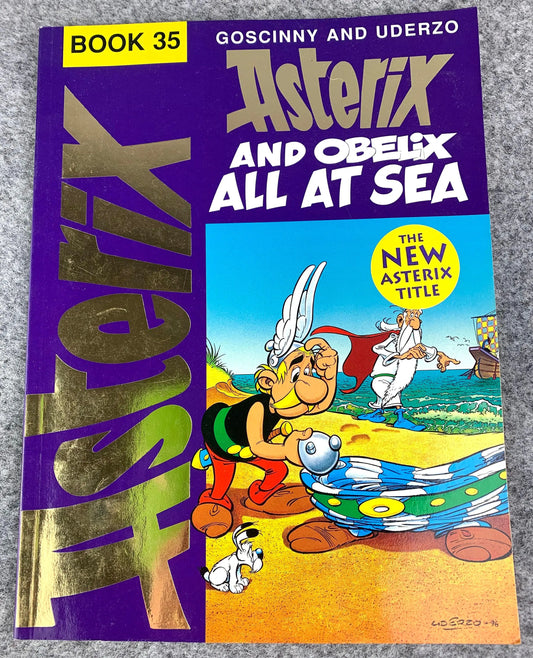 Asterix and Obelix All At Sea- Paperback Hodder & Dargaud 1990s UK Edition