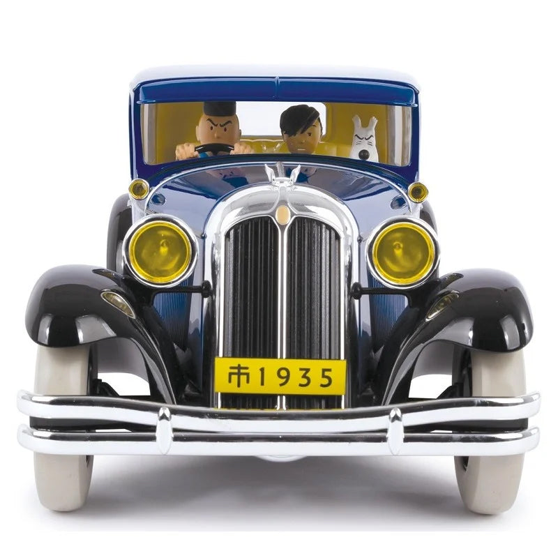 Statuette Moulinsart Tintin 44507 1/12 Scale Chrysler Imperial to Nankin: Blue Lotus Resin Model Car 2025