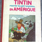 Tintin En Amerique Alternative Cover - Rare B&W Facsimile 1st Edition - 1983 French EO Noire Blanc