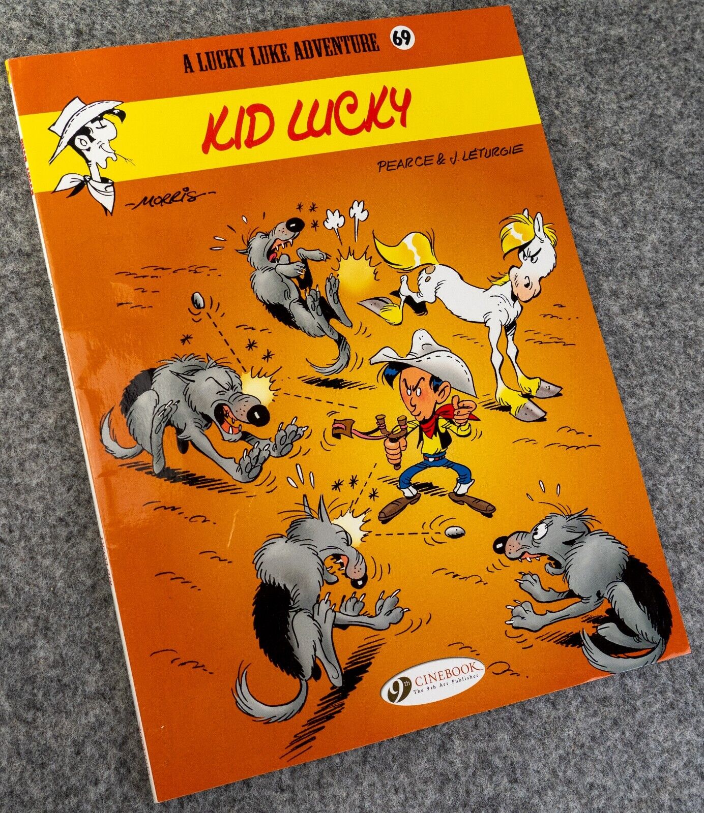 Lucky Luke Volume 69: Kid Lucky - Cinebook Paperback UK Comic Book