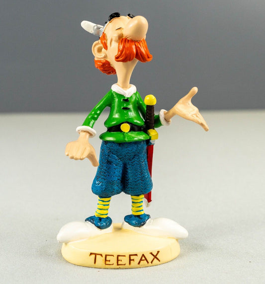 Plastoy Asterix Figurine Anticlimax/TeeFax Editions Rene 13cm Rare Model Figure