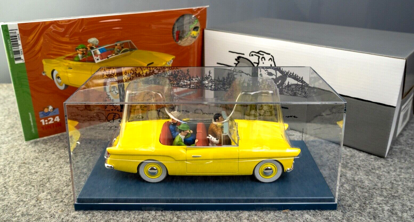 VOITURE TINTIN 1/24 29924 Border Cabrio: Calculus Affair Hachette Model car #24