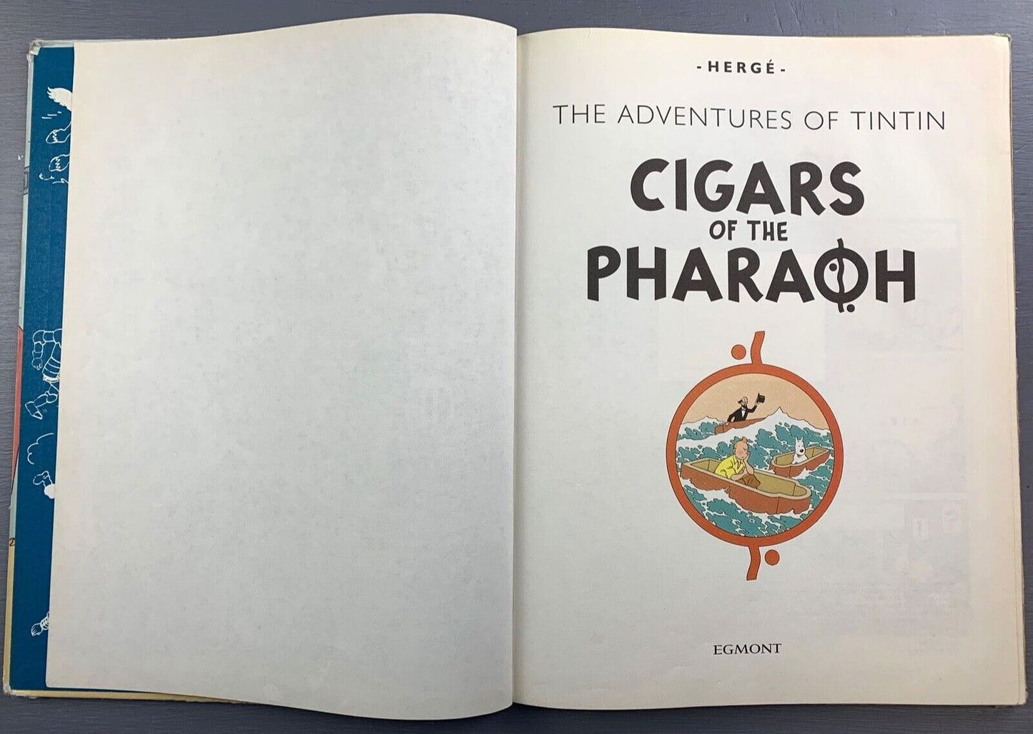 Cigars of the Pharaoh - Egmont 2008 1st UK Colour Facsimile Edition HB book Herge
