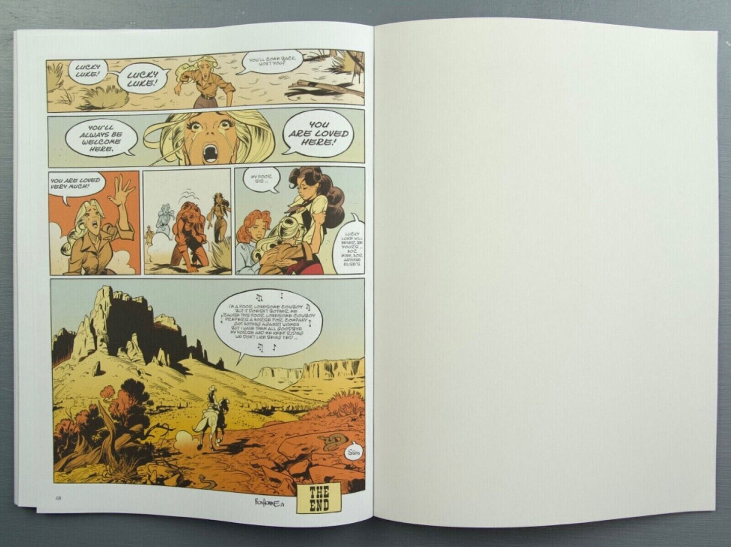 Lucky Luke WANTED Matthieu Bonhomme Series: Book 1 of 2 Cinebook Paperback Comic