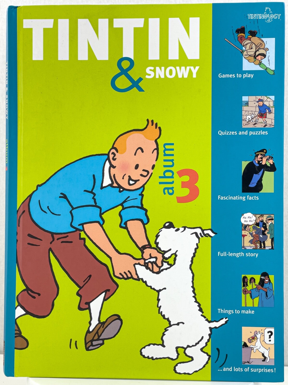 Tintin & Snowy Action Play Book Volume 3 - Hardback Egmont Edition