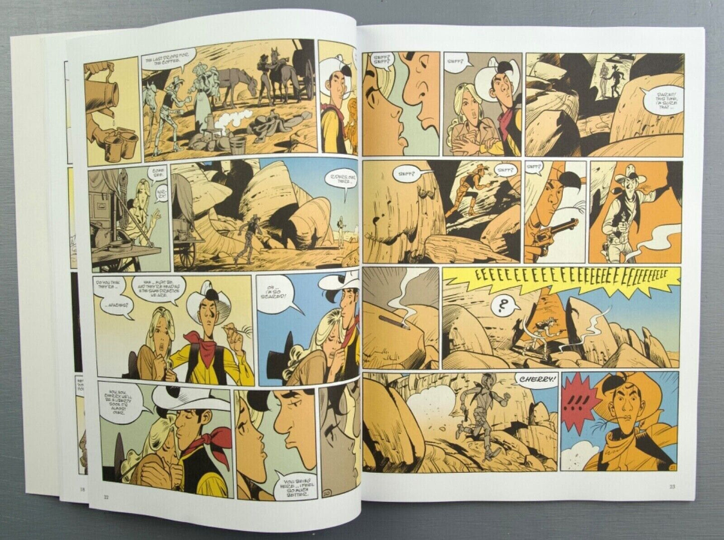 Lucky Luke WANTED Matthieu Bonhomme Series: Book 1 of 2 Cinebook Paperback Comic