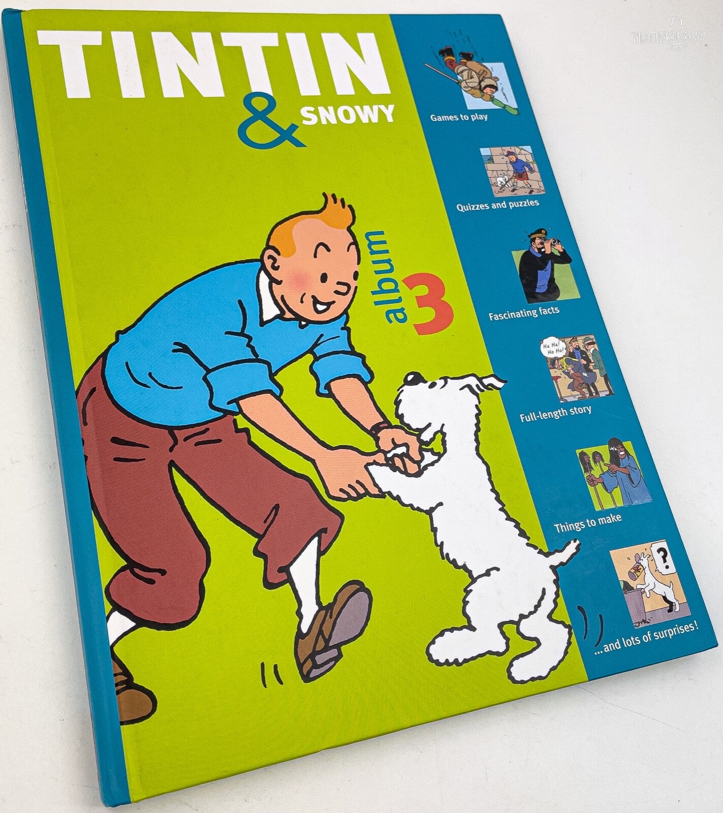 Tintin & Snowy Action Play Book Volume 3 - Hardback Egmont Edition