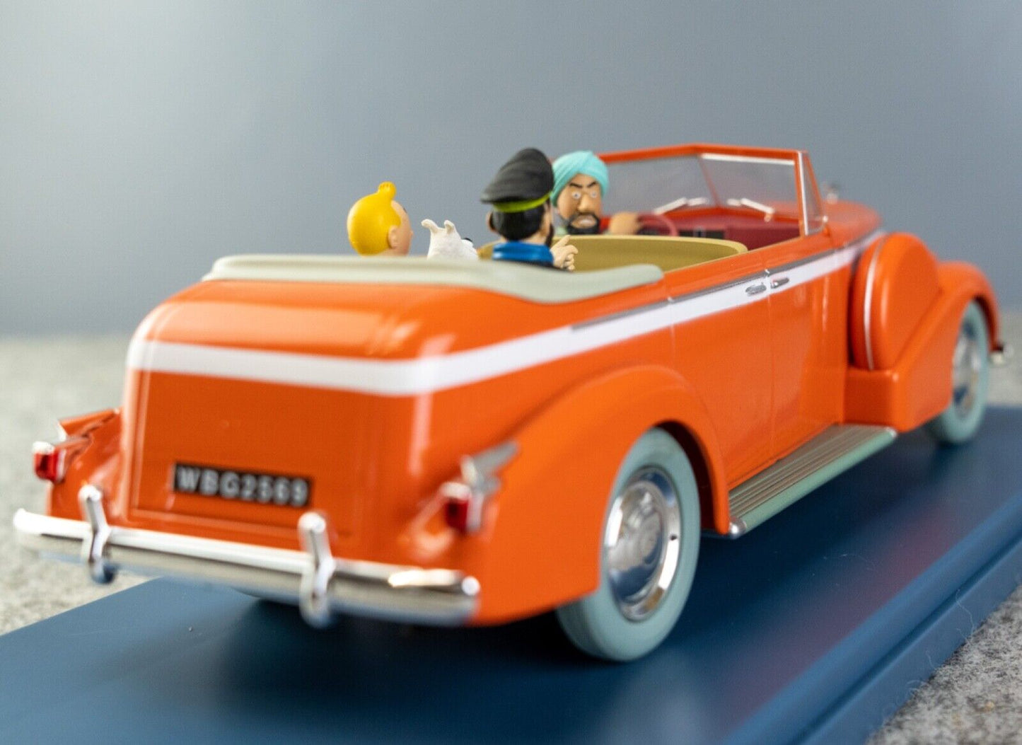HACHETTE TINTIN 1/24 29903 New Delhi Taxi: Cadillac Fleetwood Model Car #3 Tibet