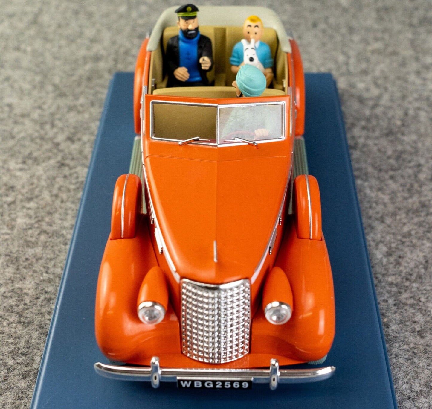 HACHETTE TINTIN 1/24 29903 New Delhi Taxi: Cadillac Fleetwood Model Car #3 Tibet
