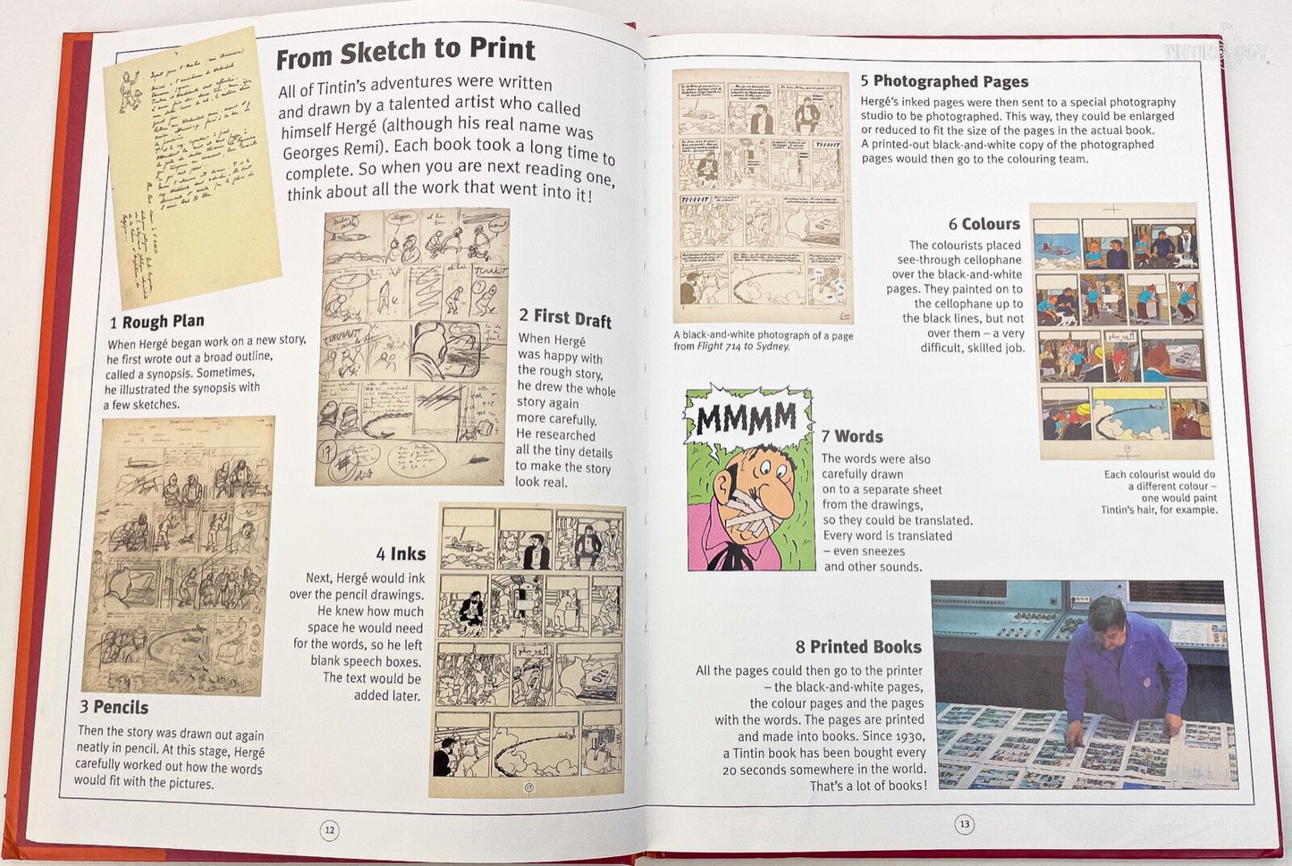 Tintin & Snowy Action Play Book Volume 2 - Hardback Egmont Edition