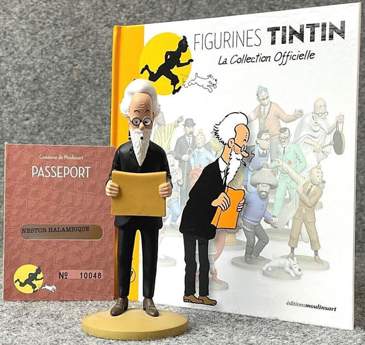 Tintin Figurines Officielle # 87 Professor Alembick Herge model Moulinsart