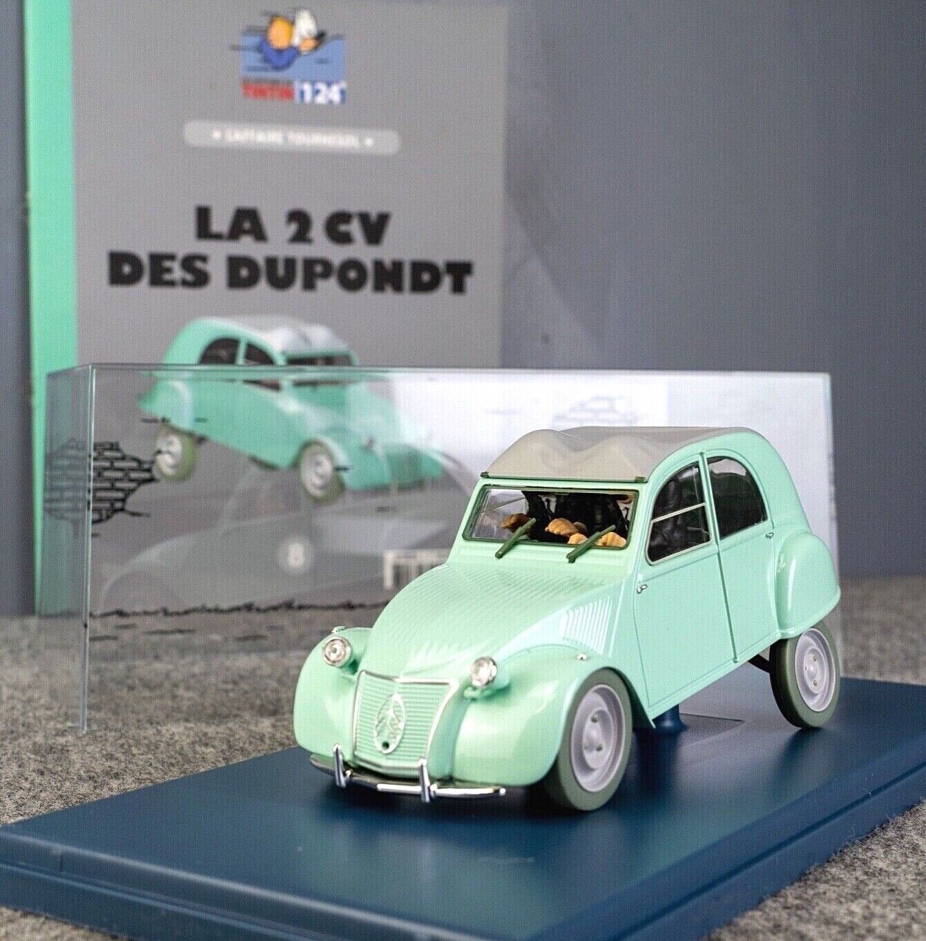 Hachette 1/24 Tintin Car #8 Citroen 2CV: Calculus Affair Model Voiture