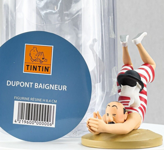 Tintin Figurine Moulinsart 42196 Thomson Diving Black Gold 12cm Resin Figure 55