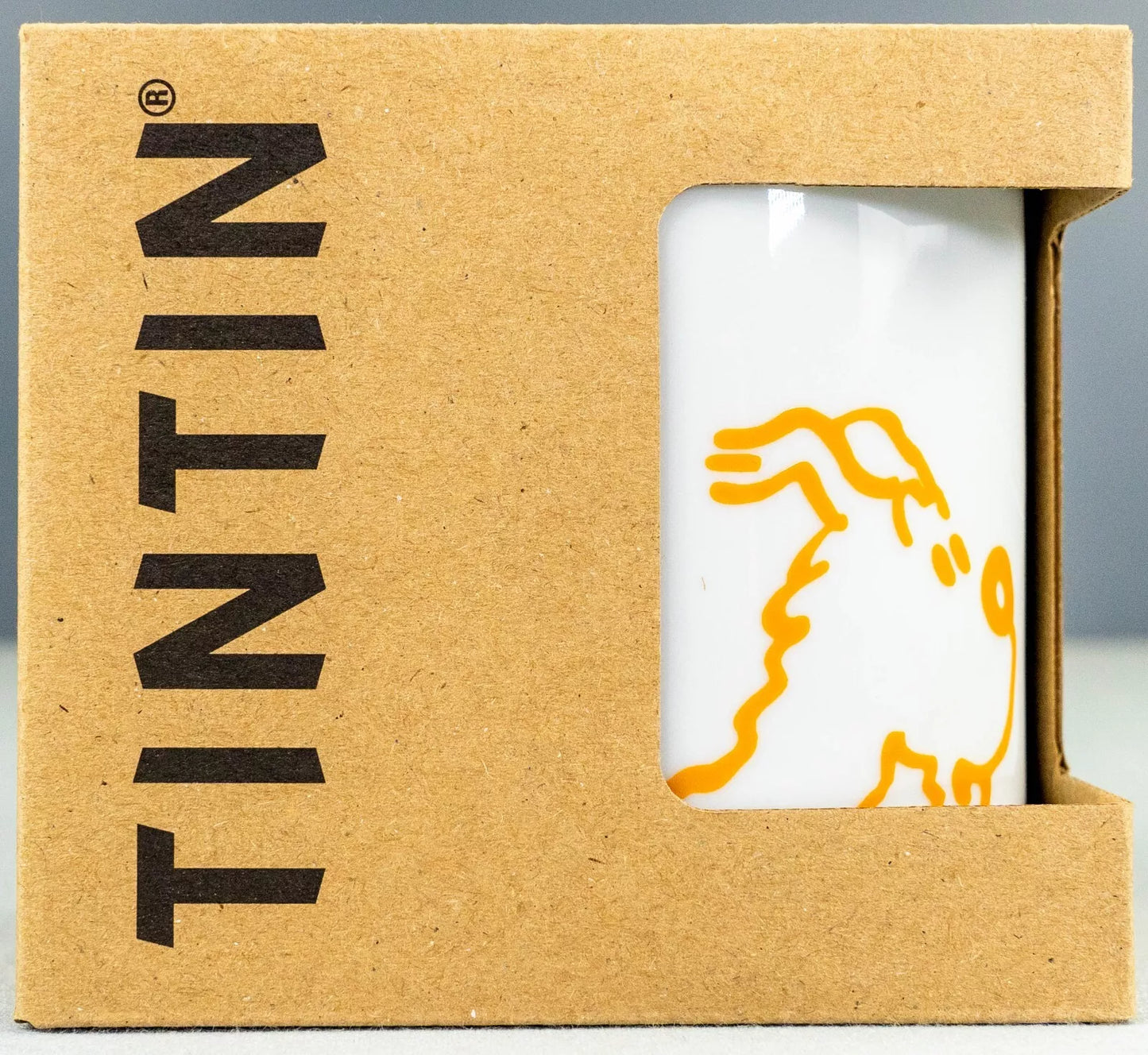 Moulinsart Tintin Calligraphy Character Mug:  Snowy yellow 2022