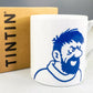 Moulinsart Tintin Calligraphy Character Mug: Haddock blue 2022