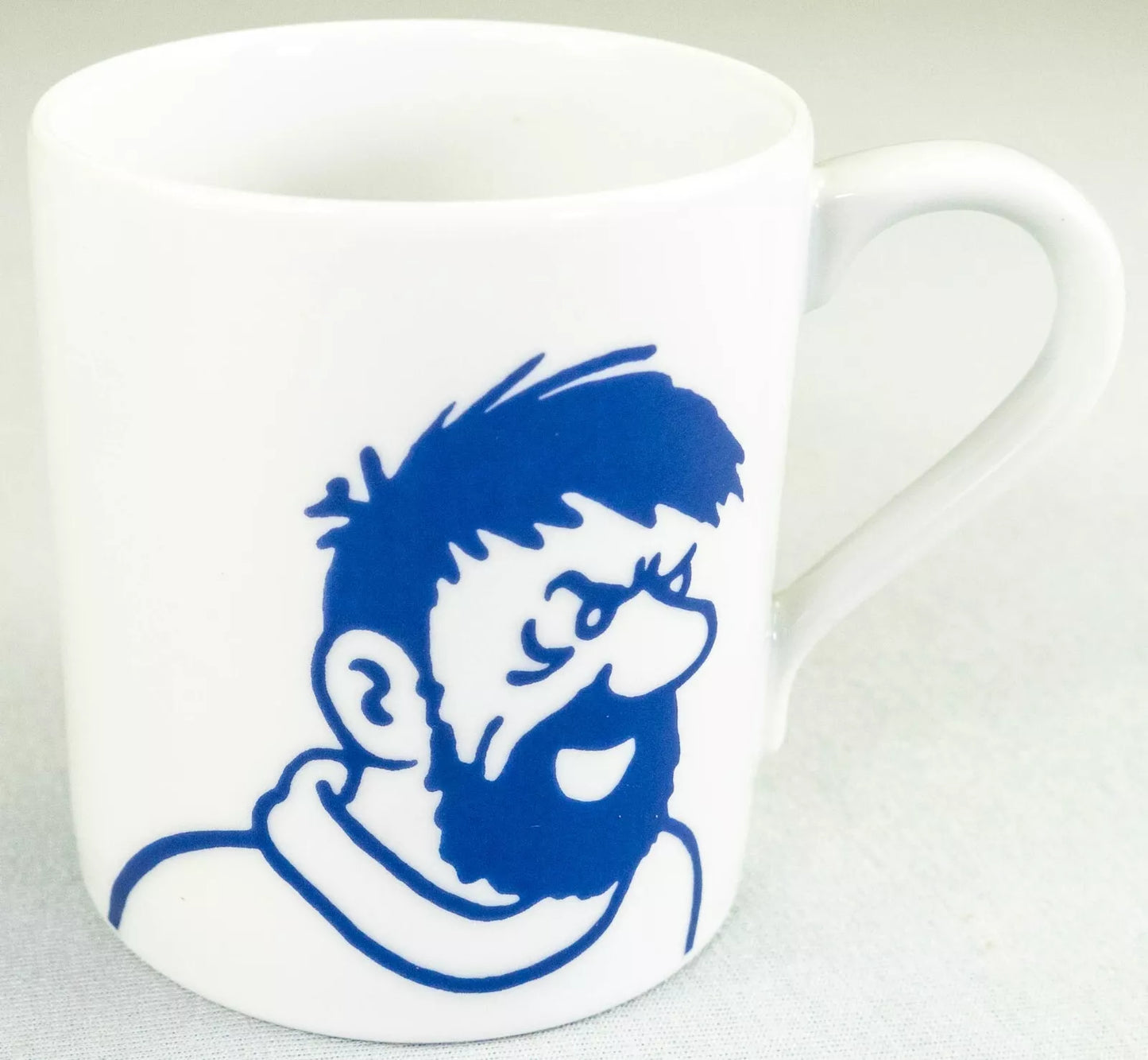 Moulinsart Tintin Calligraphy Character Mug: Haddock blue 2022