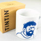 Moulinsart Tintin Calligraphy Character Mug: Haddock blue 2022