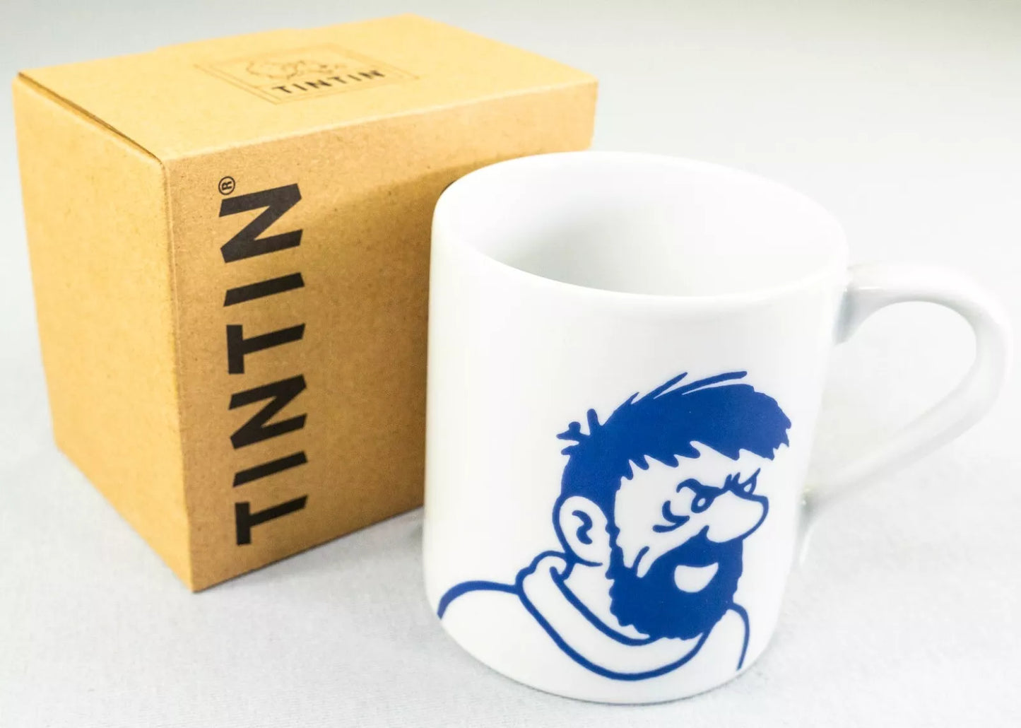 Moulinsart Tintin Calligraphy Character Mug: Haddock blue 2022